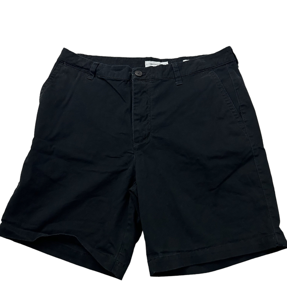 Urban Outfitters Other - Urban Outfitters Mens Chino Shorts Sz 33 x 8 Black Flat Front Pockets